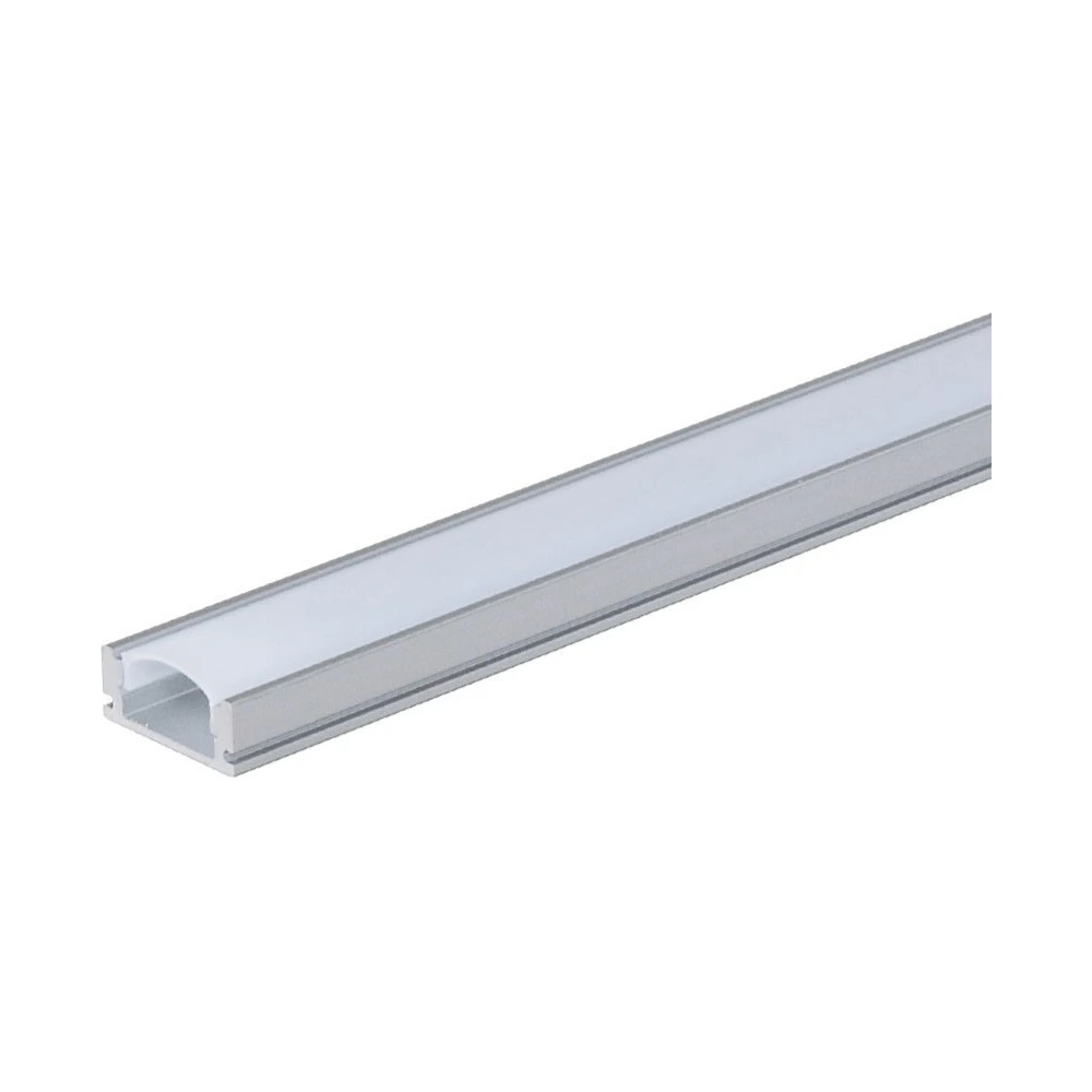 Aluminium profile for LED strip H6 mm 2 m grey (OPTONICA 5191)