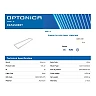 Surface mounting frame for LED panel 300×1200 mm, white (OPTONICA)
