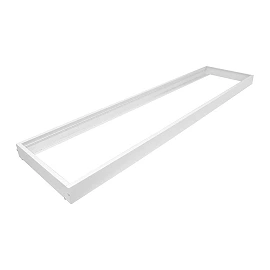 Surface mounting frame for LED panel 300×1200 mm, white (OPTONICA)