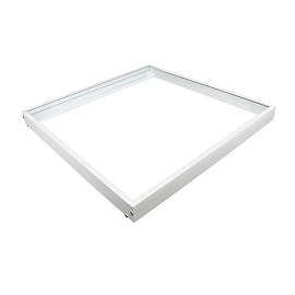 Surface-mount frame for 600×600 mm LED panel, white (Optonica)