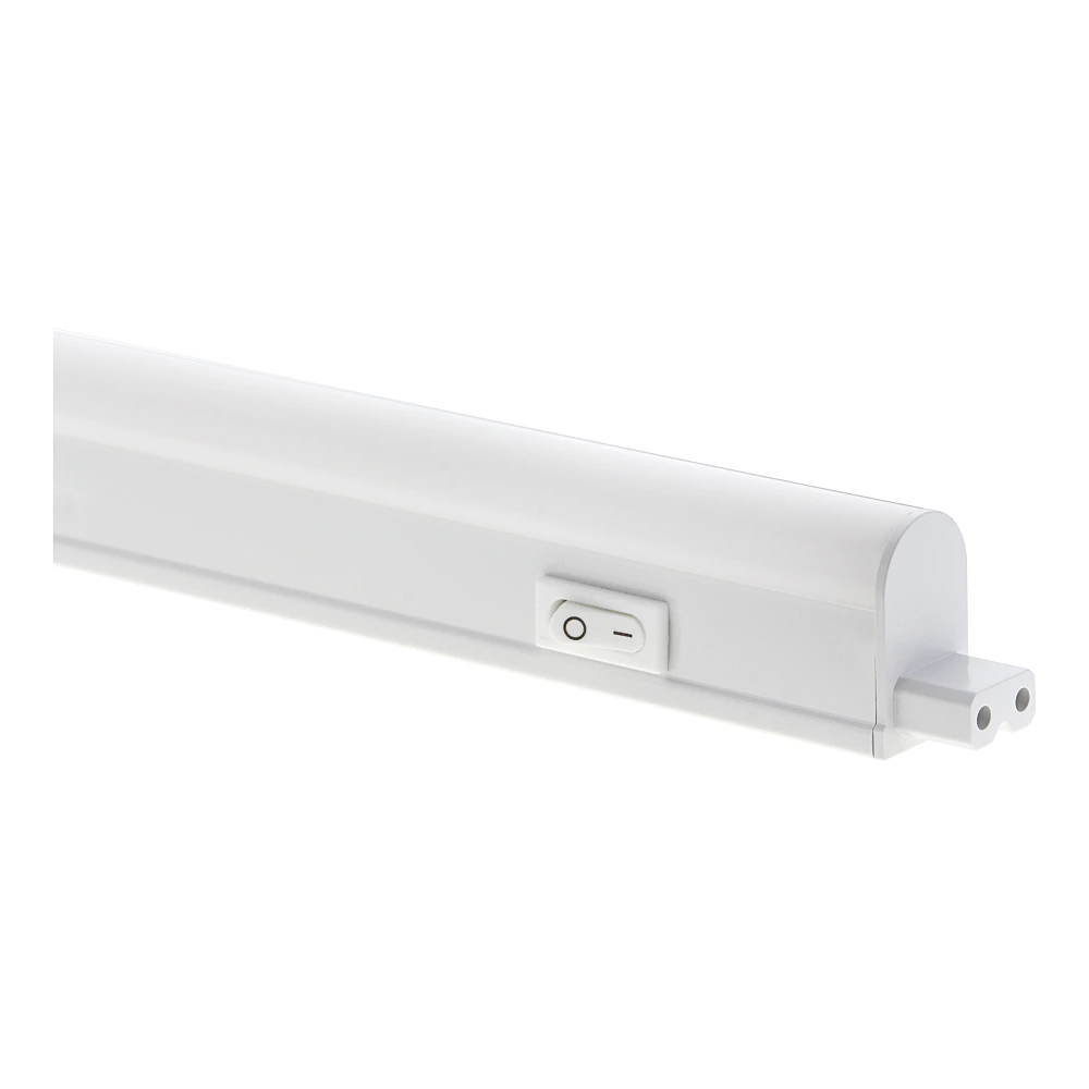 T5 LED batten with switch, 9.6W, 900lm, 3000K, 88.5cm, IP20 (Optonica 5596)