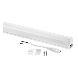 T5 LED batten with switch, 9.6W, 900lm, 3000K, 88.5cm, IP20 (Optonica 5596)