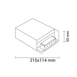 LED strip power supply 24V 360W 15A IP20 (Optonica 6153)