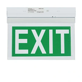Wall LED emergency exit light with PVC legend, 2W, 3h (Optonica 7203)