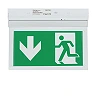 Wall LED emergency exit light with PVC legend, 2W, 3h (Optonica 7203)