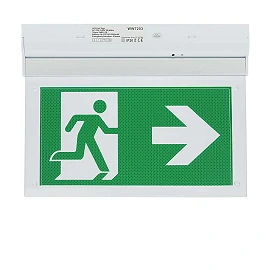 Wall LED emergency exit light with PVC legend, 2W, 3h (Optonica 7203)