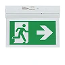 Wall LED emergency exit light with PVC legend, 2W, 3h (Optonica 7203)