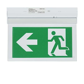 Wall LED emergency exit light with PVC legend, 2W, 3h (Optonica 7203)