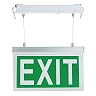 Suspended LED emergency exit light with EXIT legend, 2W, 80lm, 3h (Optonica 7205)