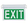Recessed LED emergency exit light with legend, 2W, 3h (Optonica 7206)