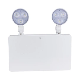 Twin-head LED emergency light with self-test, 3W, 280lm, 3h (Optonica 7208)