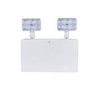 Twin-head LED emergency light with self-test, 6W, 450lm, 3h (Optonica 7209)