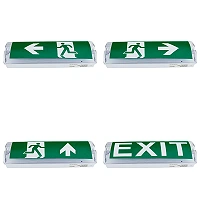 Evacuation sticker set, 4 pcs, for emergency light 7201 (Optonica 7212S)