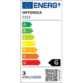 Surface-mounted LED emergency exit light, 3W, 150lm, 6000K (Optonica 7221)