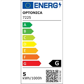 Wall-mounted LED emergency exit light, 5W, 320lm, 6000K (Optonica 7225)