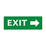 EXIT direction sticker for emergency light 7225 (Optonica 7225S)
