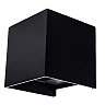 LED āra sienas gaismeklis 6W, 660lm, 3000K, IP54, melns (Optonica 7452)