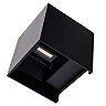 LED āra sienas gaismeklis 6W, 660lm, 3000K, IP54, melns (Optonica 7452)