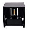 LED āra sienas gaismeklis 6W, 660lm, 3000K, IP54, melns (Optonica 7452)