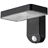 Solar LED wall light 9W 400lm 3000K IP44 dark grey (Optonica 9347)