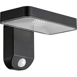 Solar LED wall light 9W 400lm 3000K IP44 dark grey (Optonica 9347)