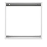Surface-mount frame for LED panel, 300×300mm, white (Optonica 9571)