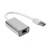Gigabit LAN uz USB-A adapteris, alumīnijs, sudraba krāsā (Optonica)