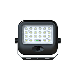 LED Solar Floodlight IP65 with Sensor & Remote, 3CCT, 8W