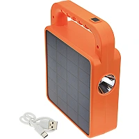 Pārnēsājama saules lampa ar Bluetooth skaļruni, 3,5 W, 380/130 lm, IP44, dzeltena (Optonica)
