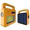 Portable solar speaker lamp, Bluetooth, 3.5 W, 380/130 lm, IP44, yellow (Optonica)