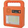 Portable solar speaker lamp, Bluetooth, 3.5 W, 380/130 lm, IP44, yellow (Optonica)