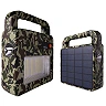 Portable solar speaker lamp, Bluetooth, 3.5 W, 380/130 lm, IP44, camouflage (Optonica)