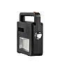Portable solar speaker lamp, Bluetooth, 3.5 W, 380/130 lm, IP44, black (Optonica)