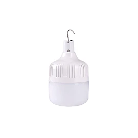 Portable solar LED bulb with panel, 8 W, 650 lm, 6000K, 5 m cable, white (Optonica)