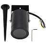 LED spike light, GU10, IP65, black (Optonica)