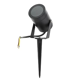 LED spike light, GU10, IP65, black (Optonica)