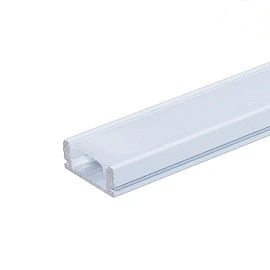 Aluminium Profile for LED Strip H6mm 2m White (OPTONICA)