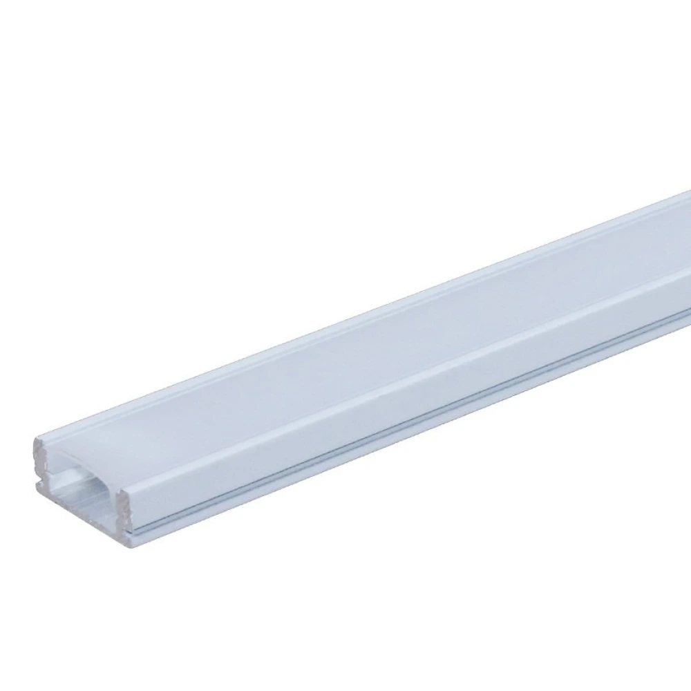 Aluminium Profile for LED Strip H6mm 2m White (OPTONICA)