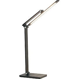 LED Desk Lamp with wireless charging 7W CCT black (OPTONICA)
