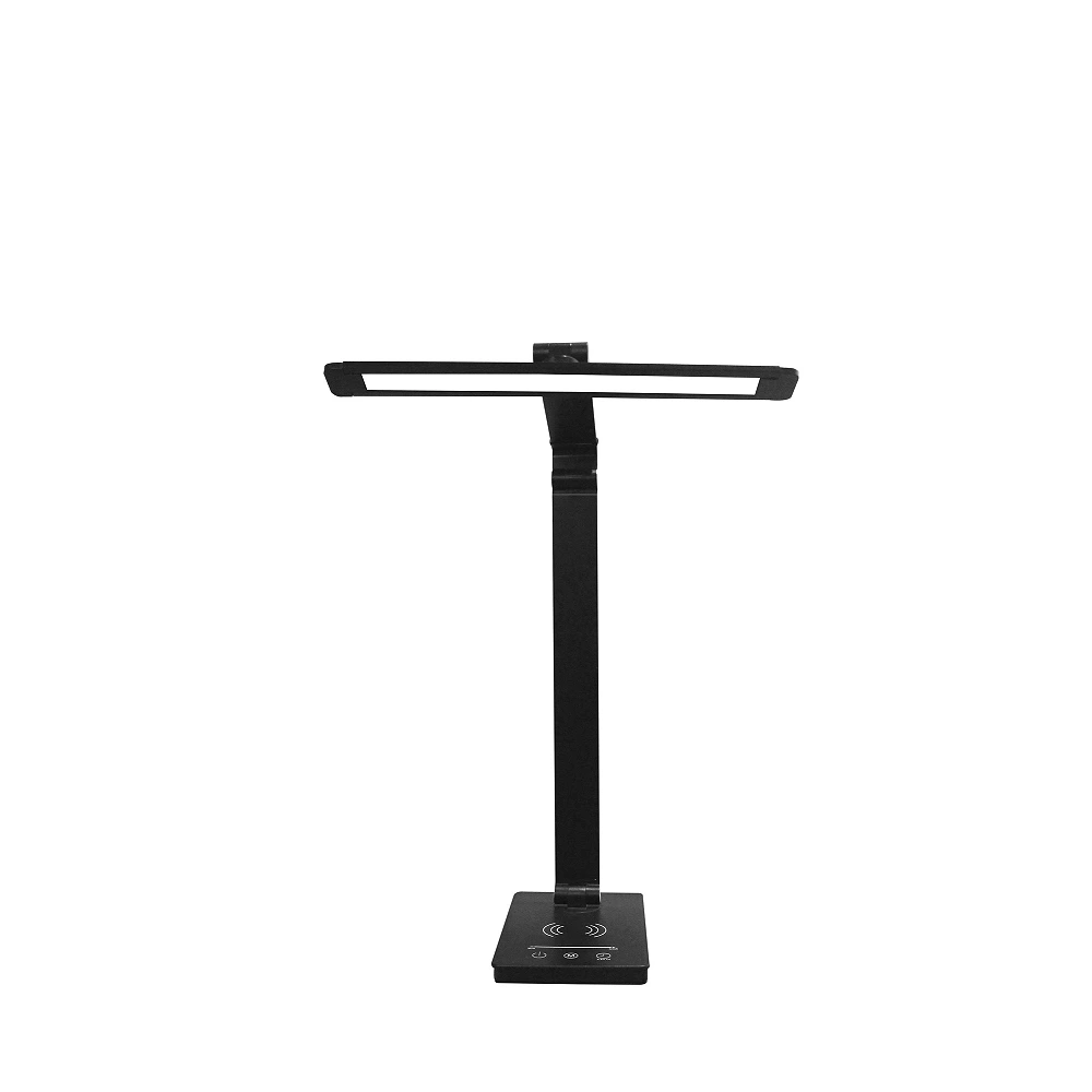 LED Desk Lamp with wireless charging 7W CCT black (OPTONICA)