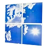 LED Panel Cloud Optic 60x60 45W 6000K 4500lm with driver (OPTONICA)