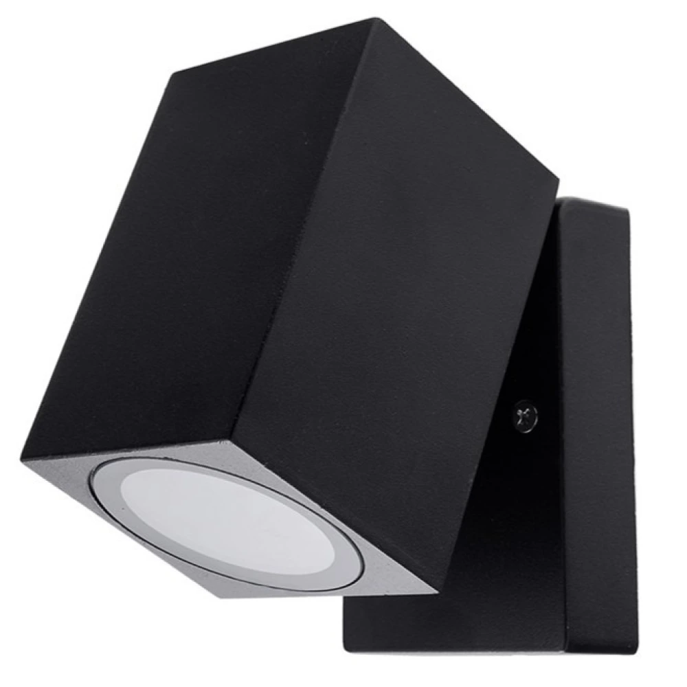 Outdoor Wall Lamp GU10 IP54 black aluminium (OPTONICA)