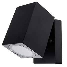 Outdoor Wall Lamp GU10 IP54 black aluminium (OPTONICA)