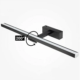 LED Mirror/Wall Light 14W 3000K 910lm black (OPTONICA)