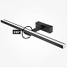 LED Mirror/Wall Light 14W 3000K 910lm black (OPTONICA)