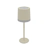 Rechargeable table lamp, 2.5W, 280 lm, 3000K–6000K, IP54, beige (OPTONICA)