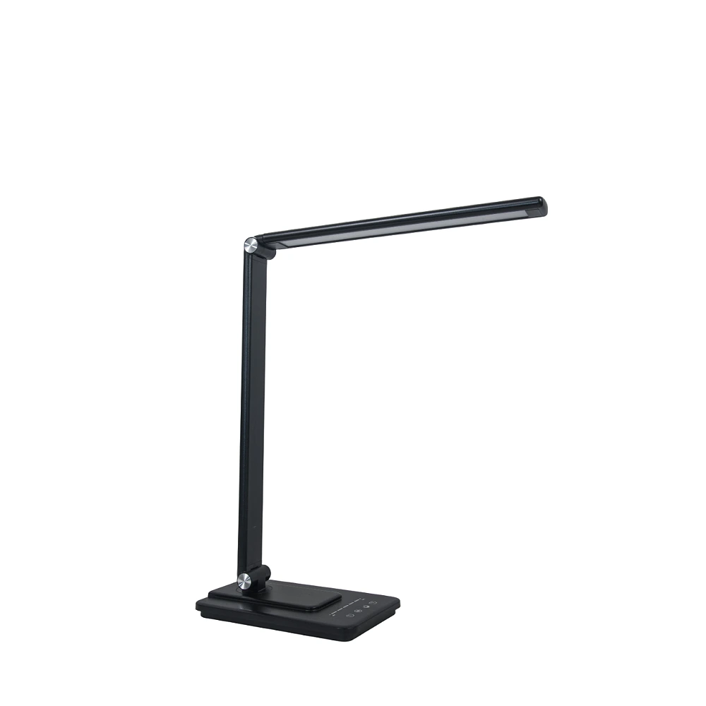 Optonica rechargeable desk lamp, 8W, CCT 3000–6000K, 300 lm, IP20 — black