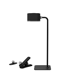 Optonica LED wireless table lamp, 3W, CCT 3000/4000/6000K, 240 lm, IP20 — black