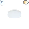 Round LED ceiling light with microwave sensor 18W 1880 lm 3CCT IP54 white (Optonica)
