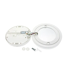 Round LED ceiling light with microwave sensor 18W 1880 lm 3CCT IP54 white (Optonica)